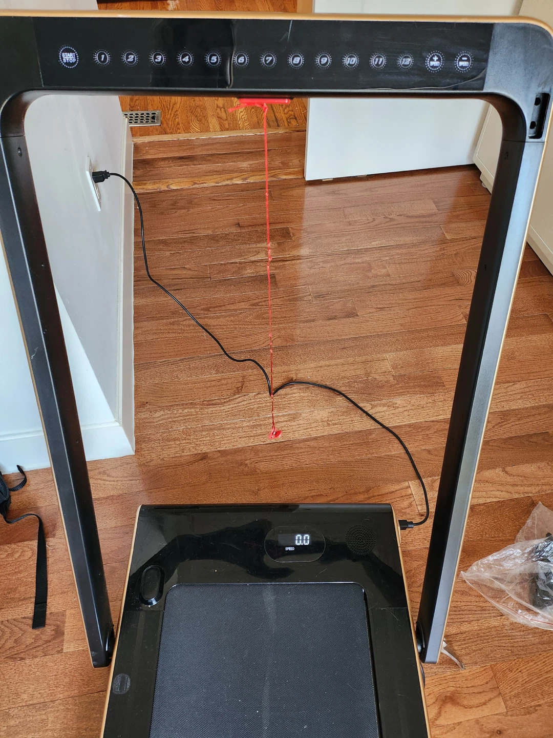 SuperFit Folding Treadmill barely used it - photo 2