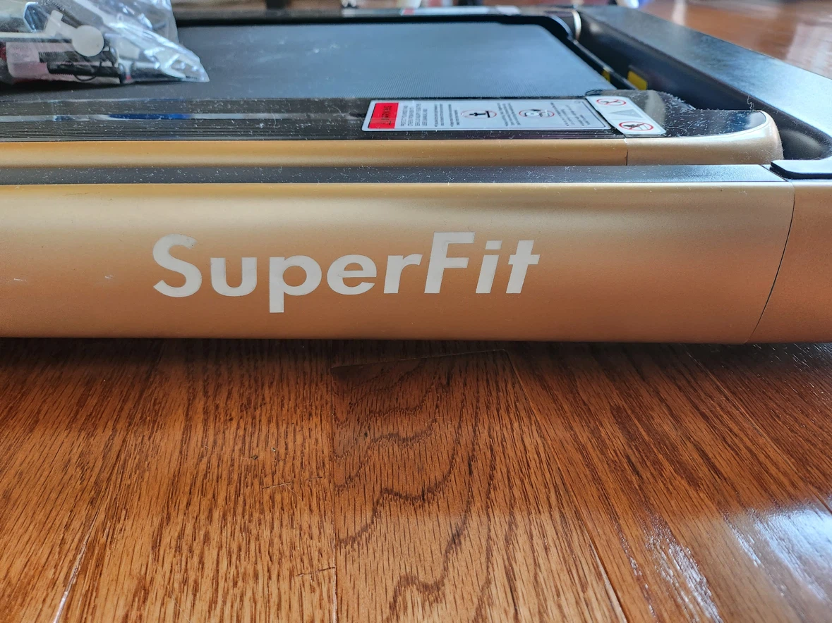 SuperFit Folding Treadmill barely used it - photo 4