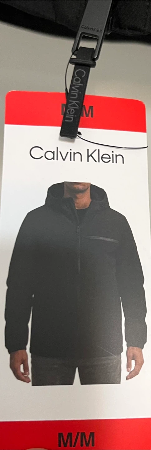 Calvin Klein Black Hooded Jacket - Medium - photo 5