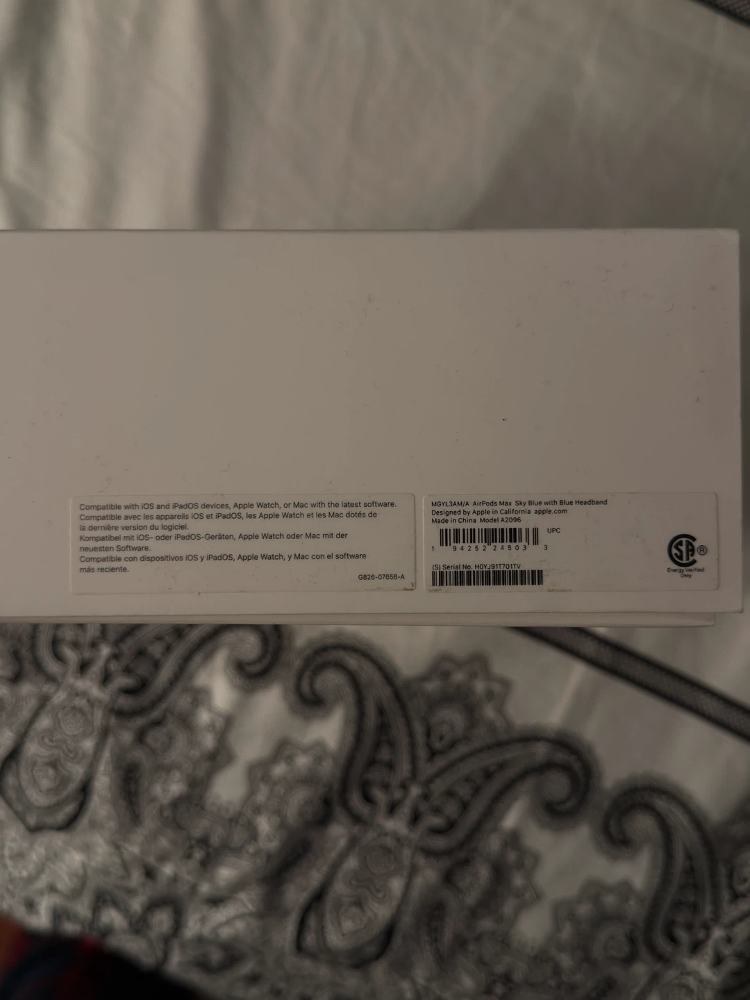 Airpods Max Generation 1 Lightning Sky Blue - photo 5