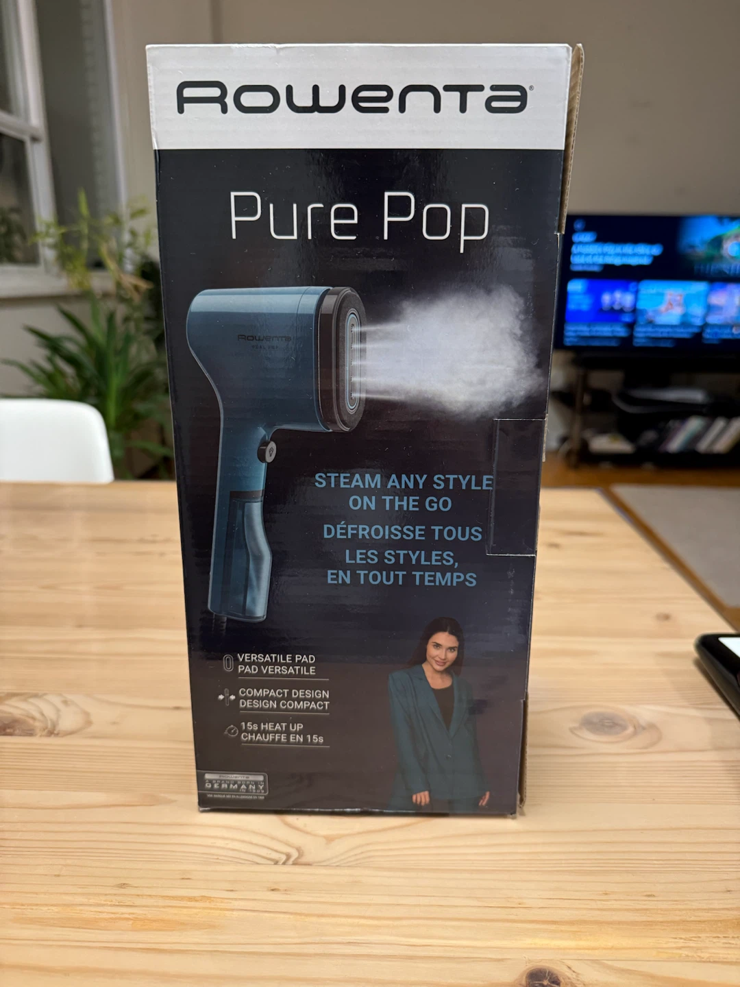 BRAND NEW Rowenta Pure Pop Garment Steamer – Never Used – $40 - photo 3