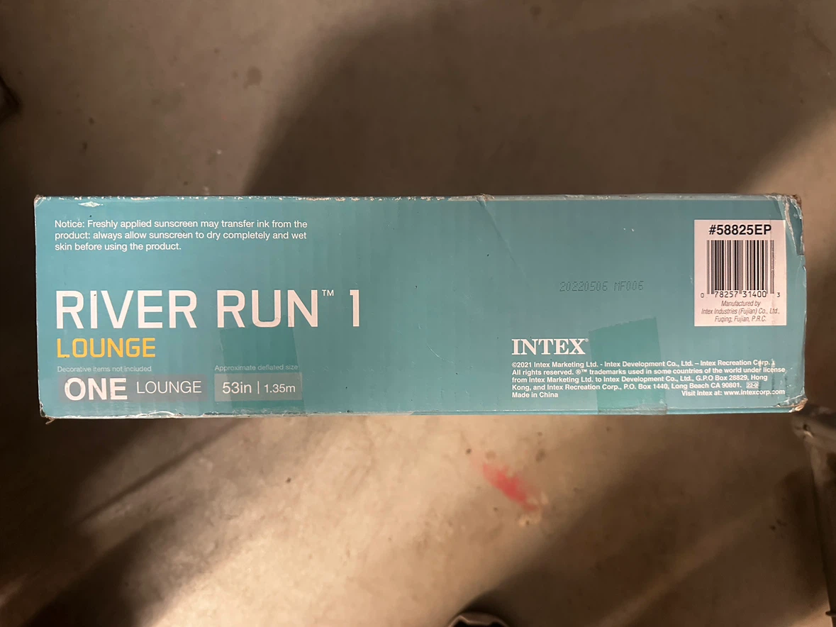 ***2 for 100*** Intex River Run 1 Lounge Float - photo 3