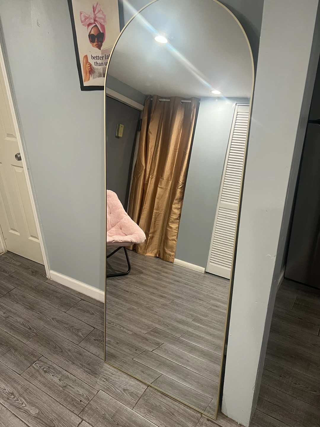 Arched Full Length Floor Mirror