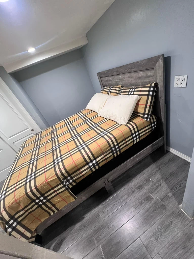 Rustic Wood Bed Frame