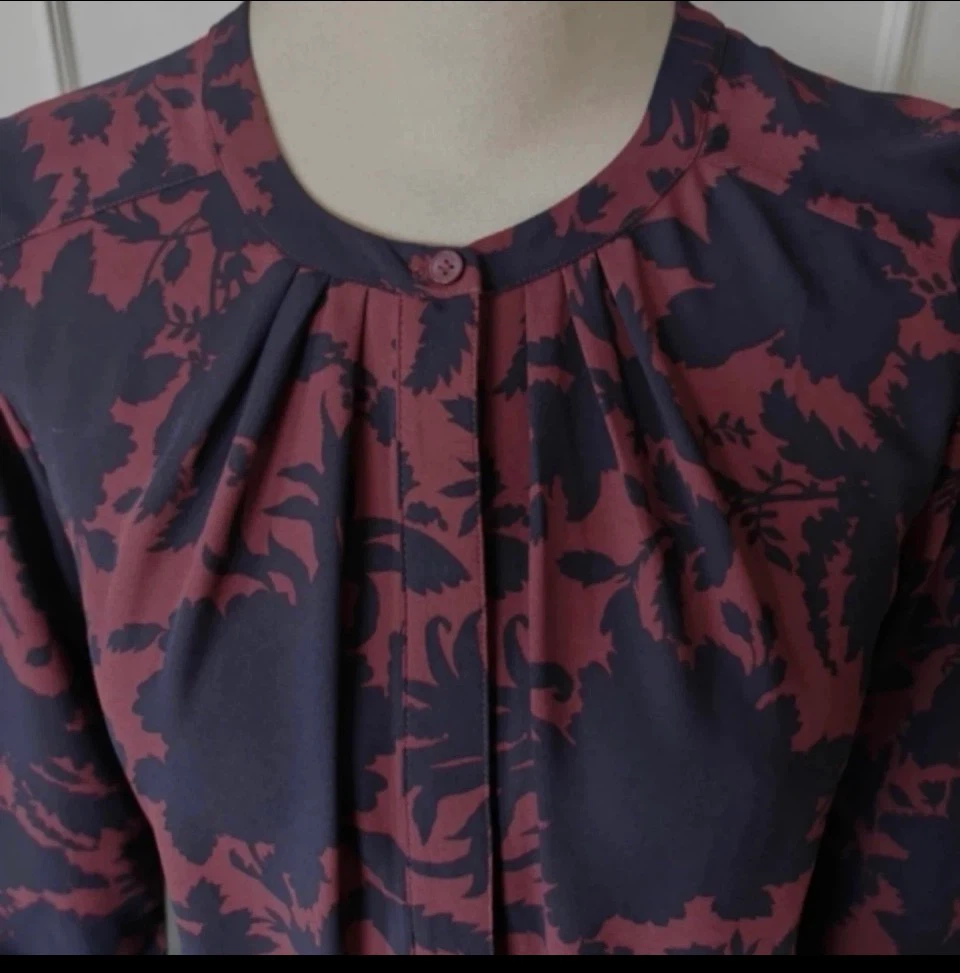 Ann Taylor floral blouse