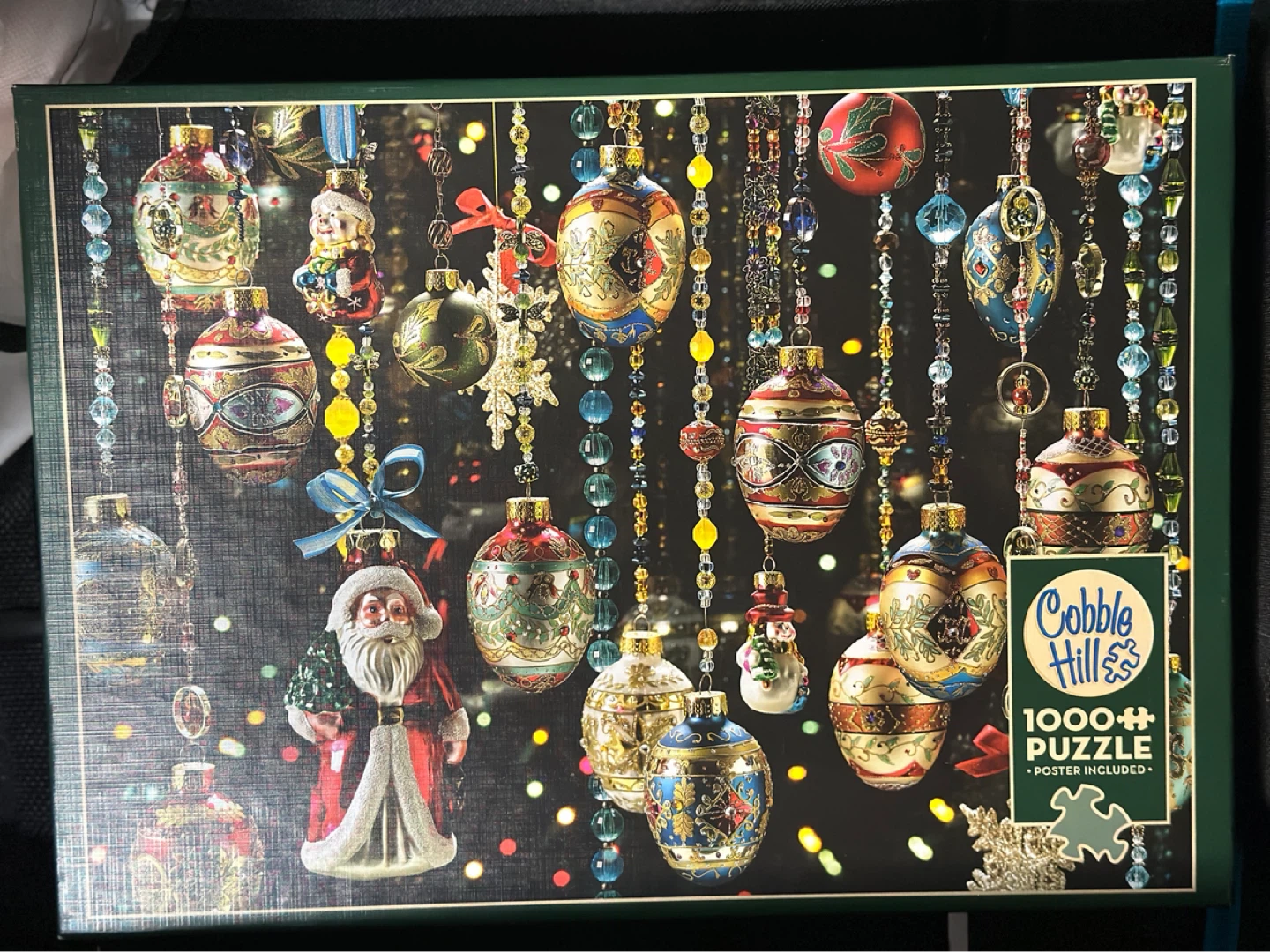 Cobble Hill Christmas Ornaments 1000 Piece Puzzle