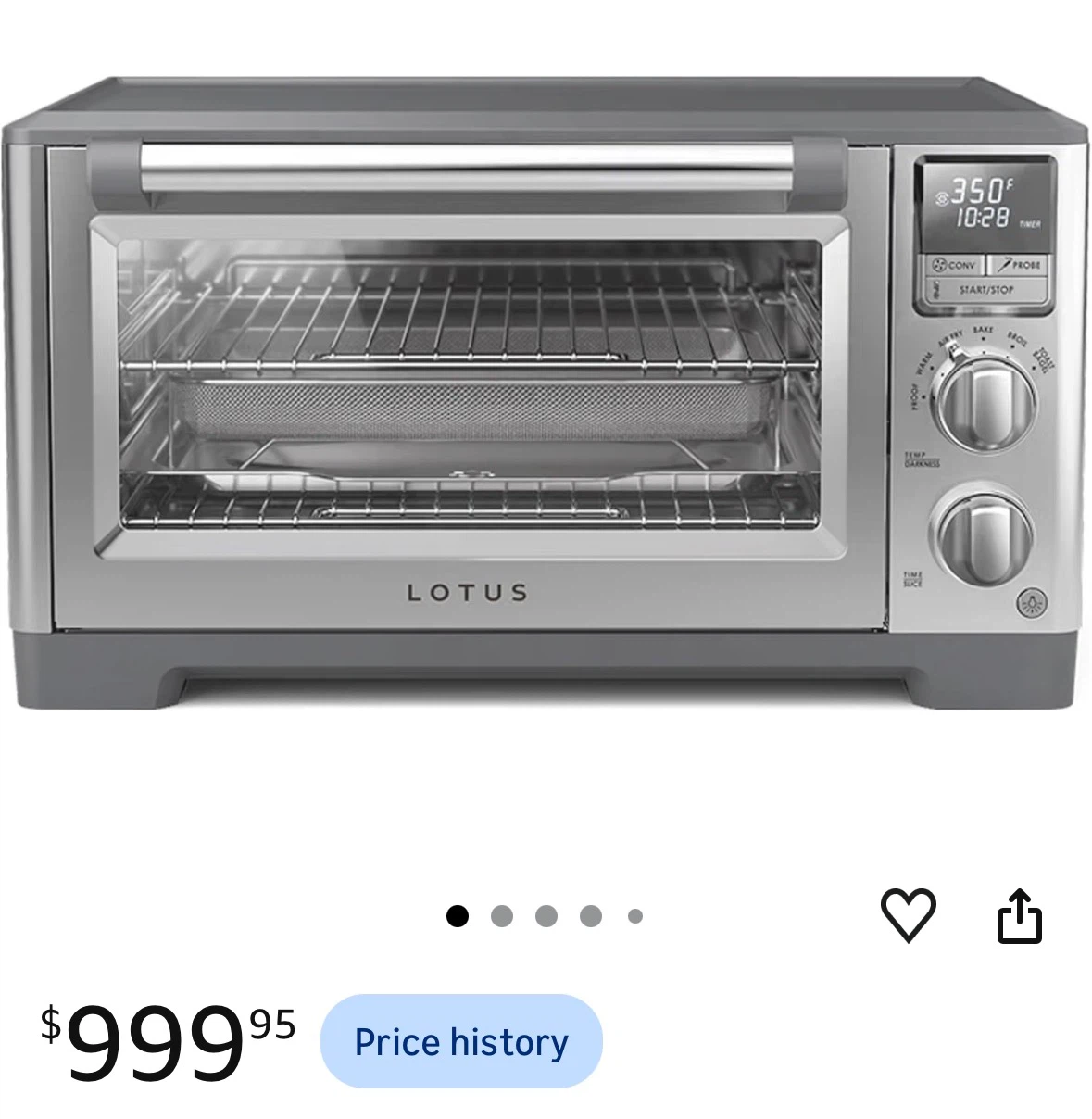 Lotus Air Fryer Toaster Oven - photo 2