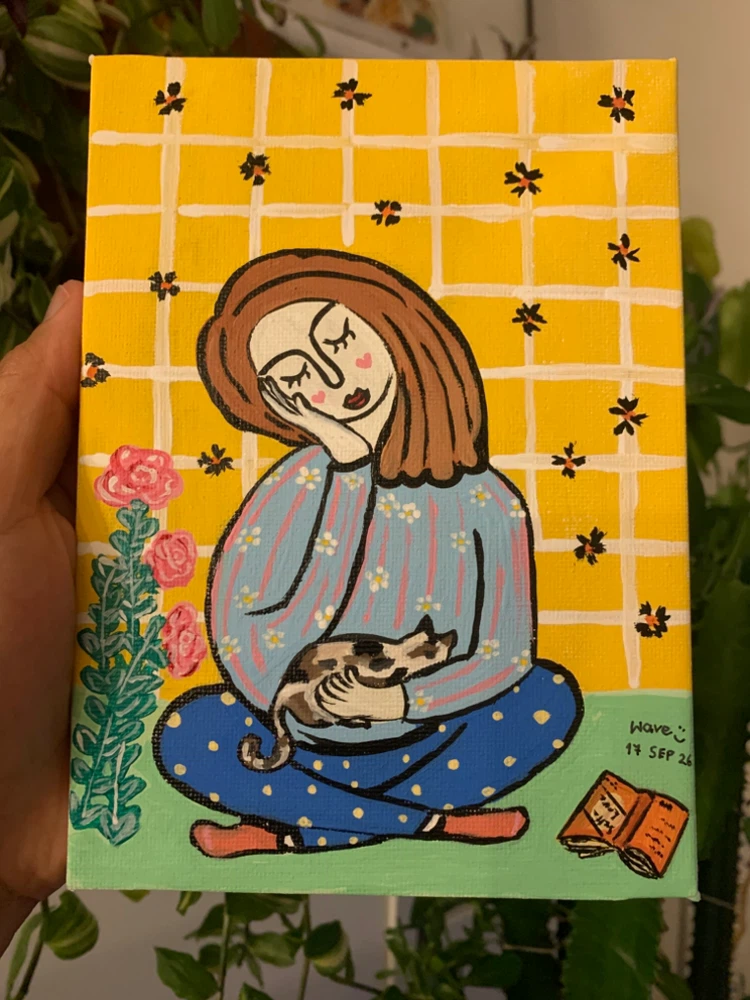 Original Hand-Painted Canvas Art