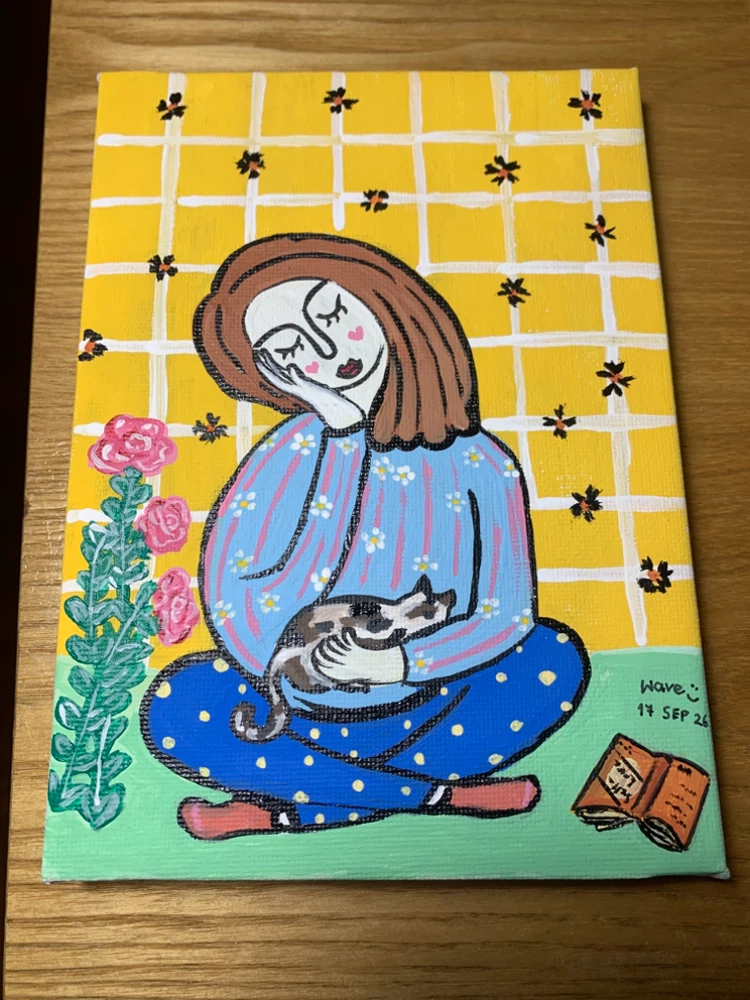 Original Hand-Painted Canvas Art - photo 2