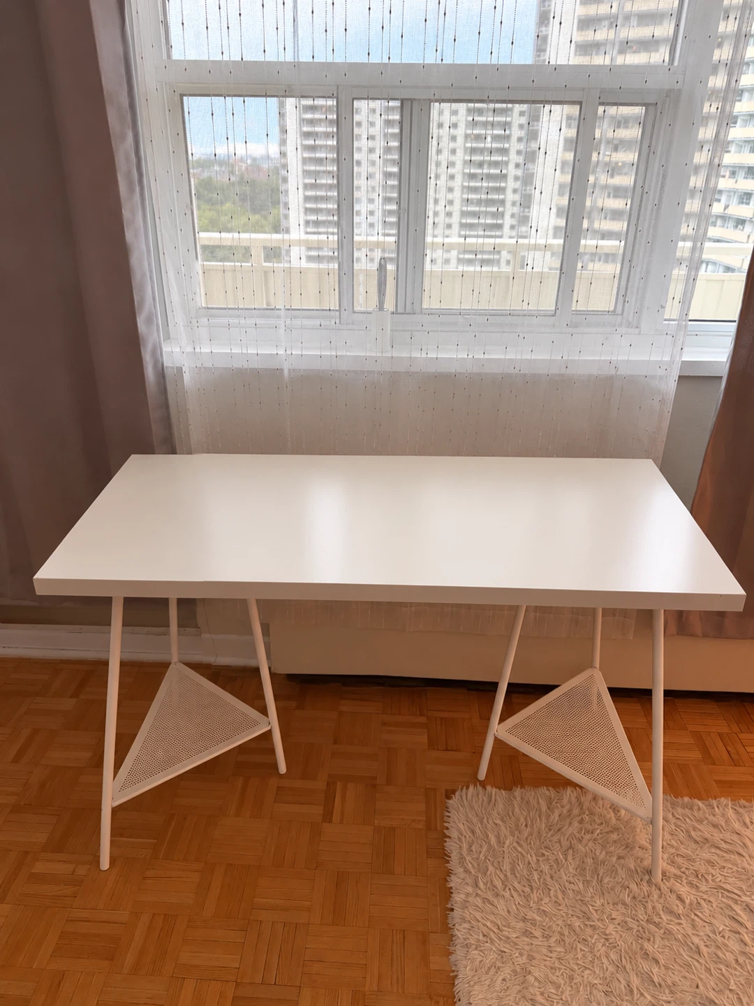 IKEA White Study / Work Desk – Good Condition