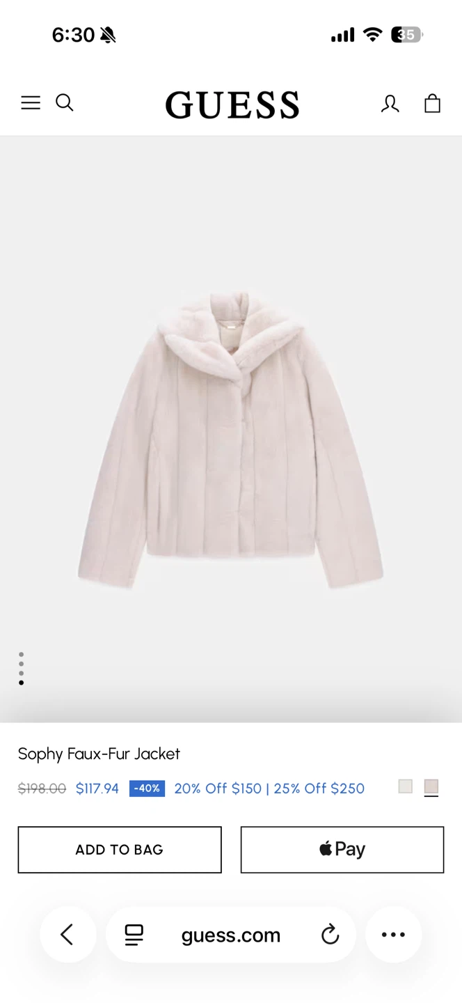 Guess Sophy Faux-Fur Jacket - photo 4
