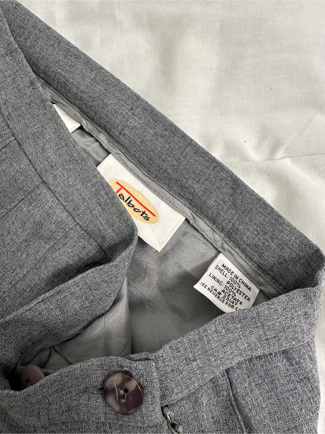 Talbots Grey Pleated Skirt - photo 2