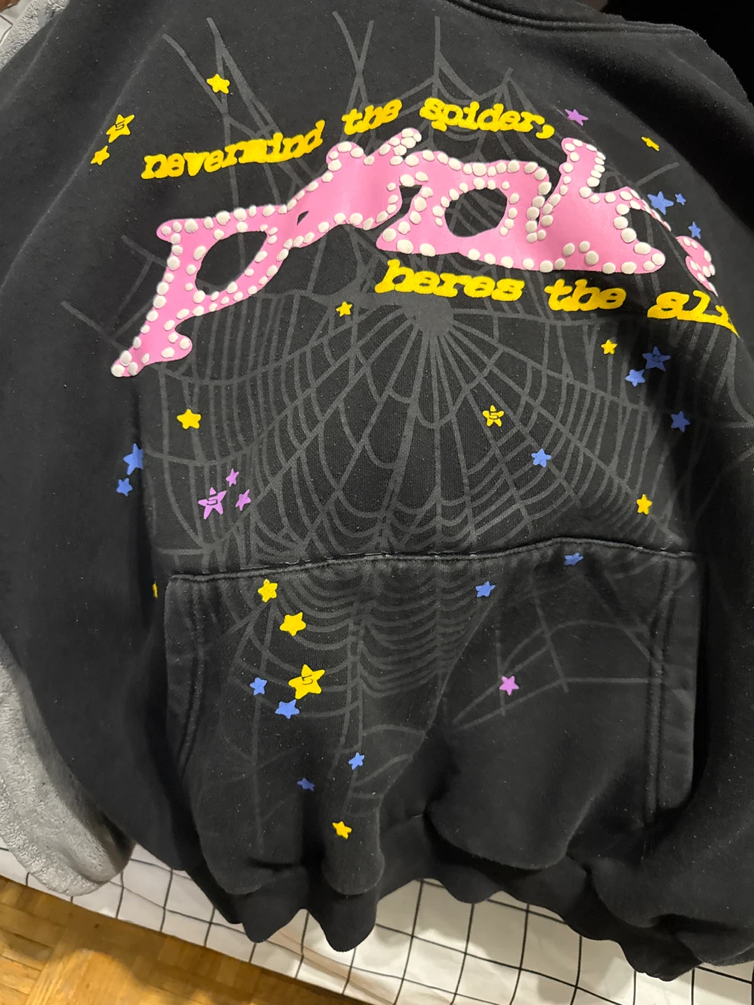 Sp5der Hoodie Black