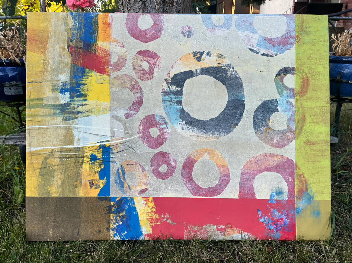 Art- Abstract Canvas Large (30x40) Wall Art, untitled, unsigned