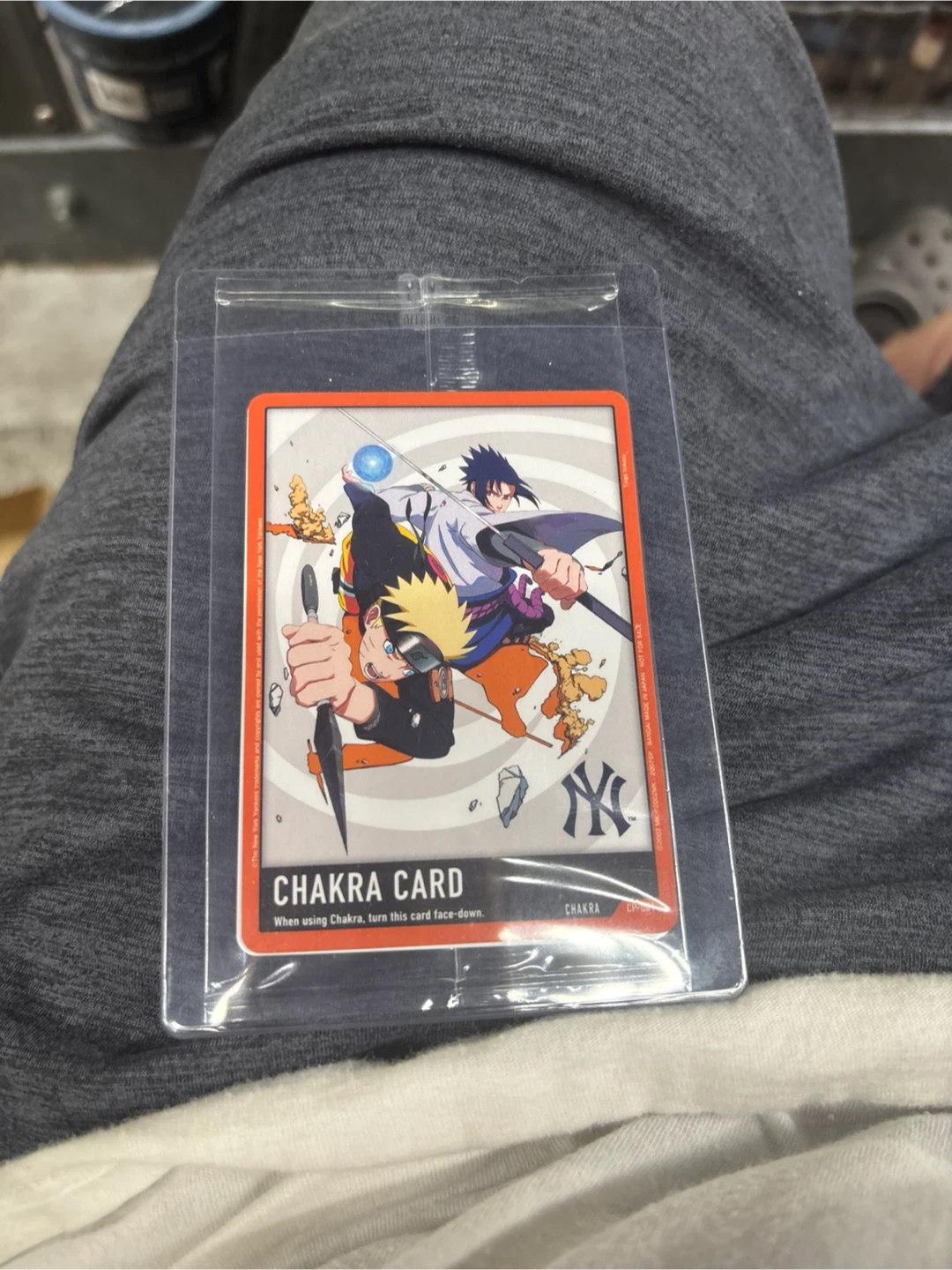Bandai Naruto CP-001 Chakra Card New York Yankees Ver.
