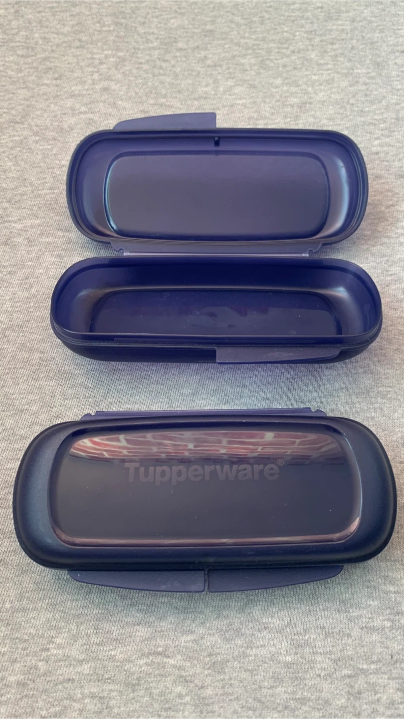 Tupperware Dark Blue Slim Cases