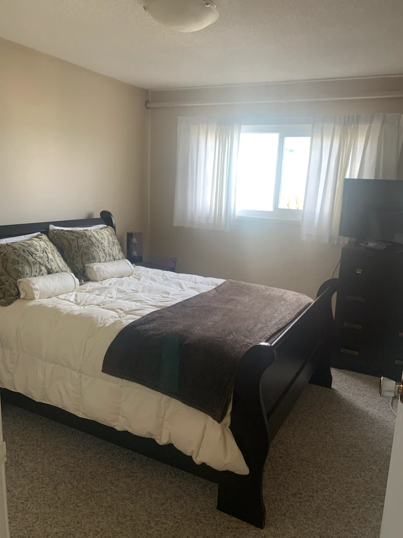 Sleigh Bed / Tall Boy Dresser / Side tables