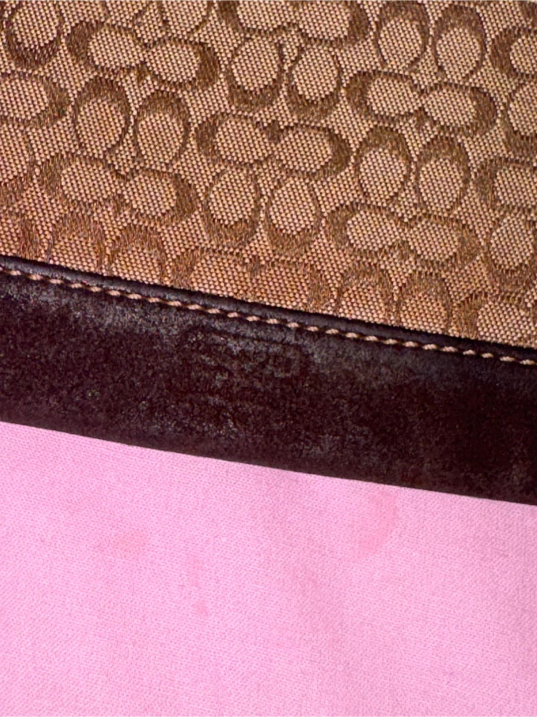 Coach Signature Canvas and Leather Coin Case - photo 5