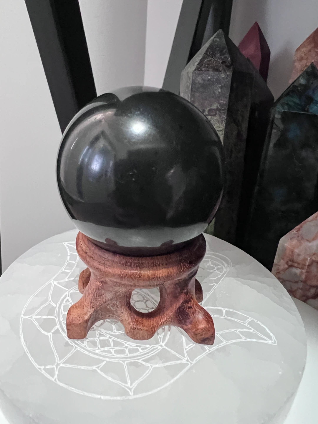 BLACK OBSIDIAN MINI SPHERE