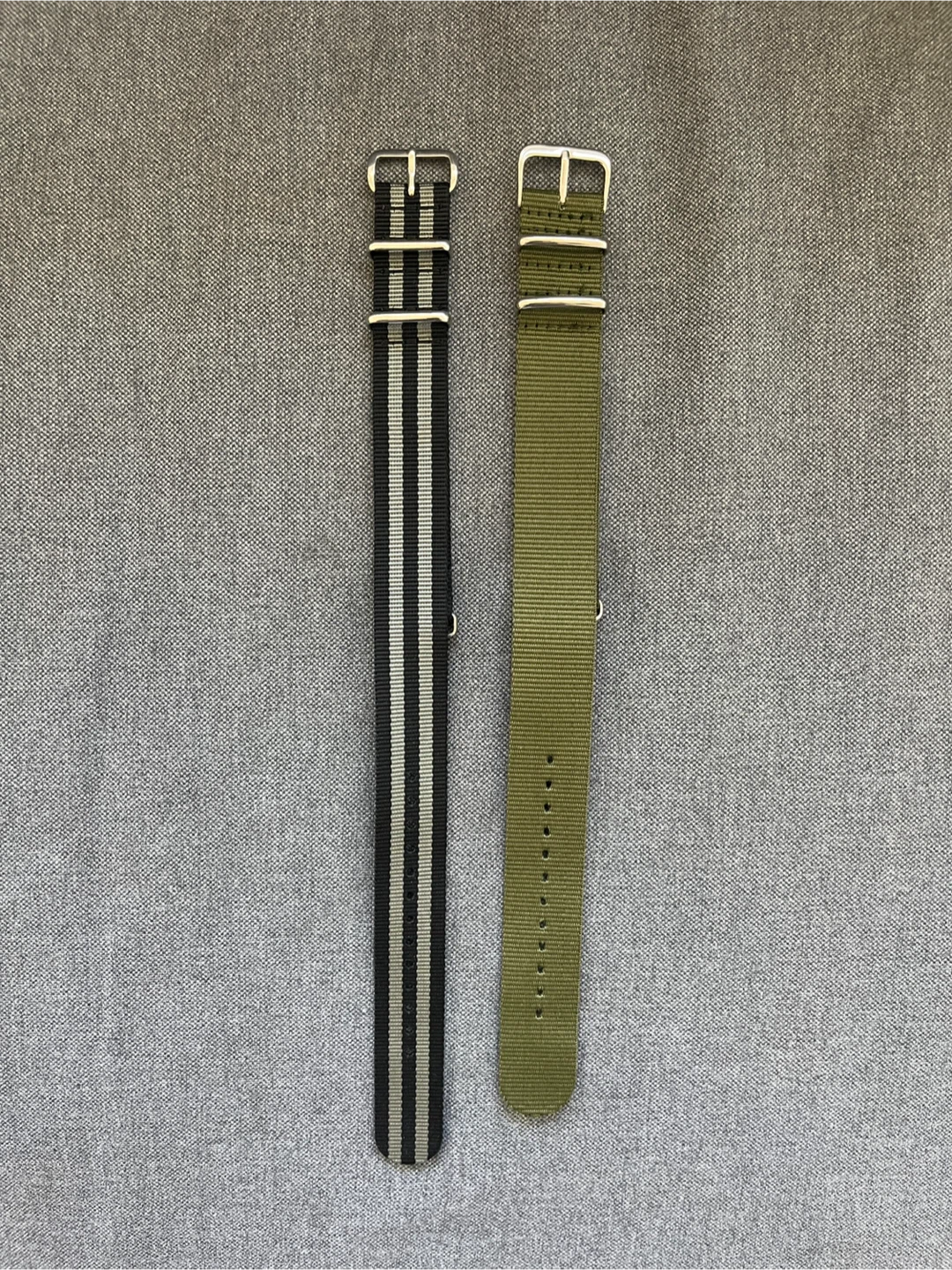 Two Nylon Watch Straps