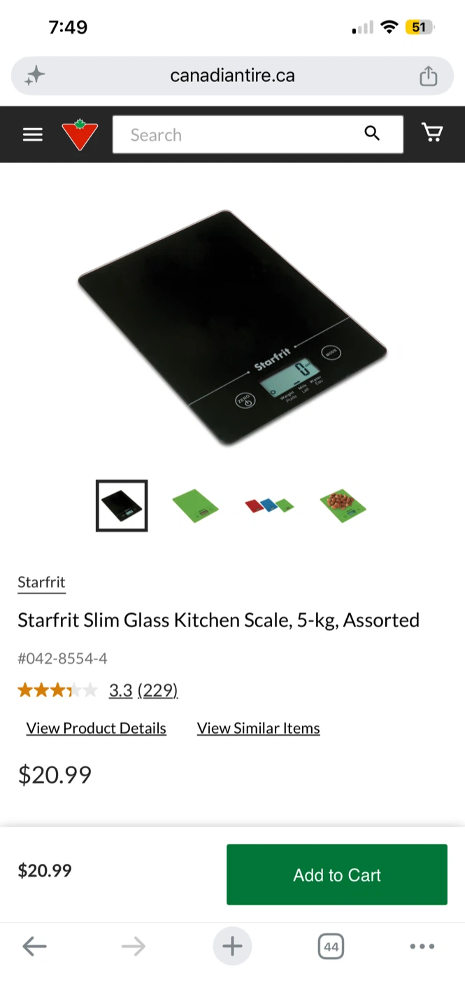 Starfrit Kitchen Scale - photo 2