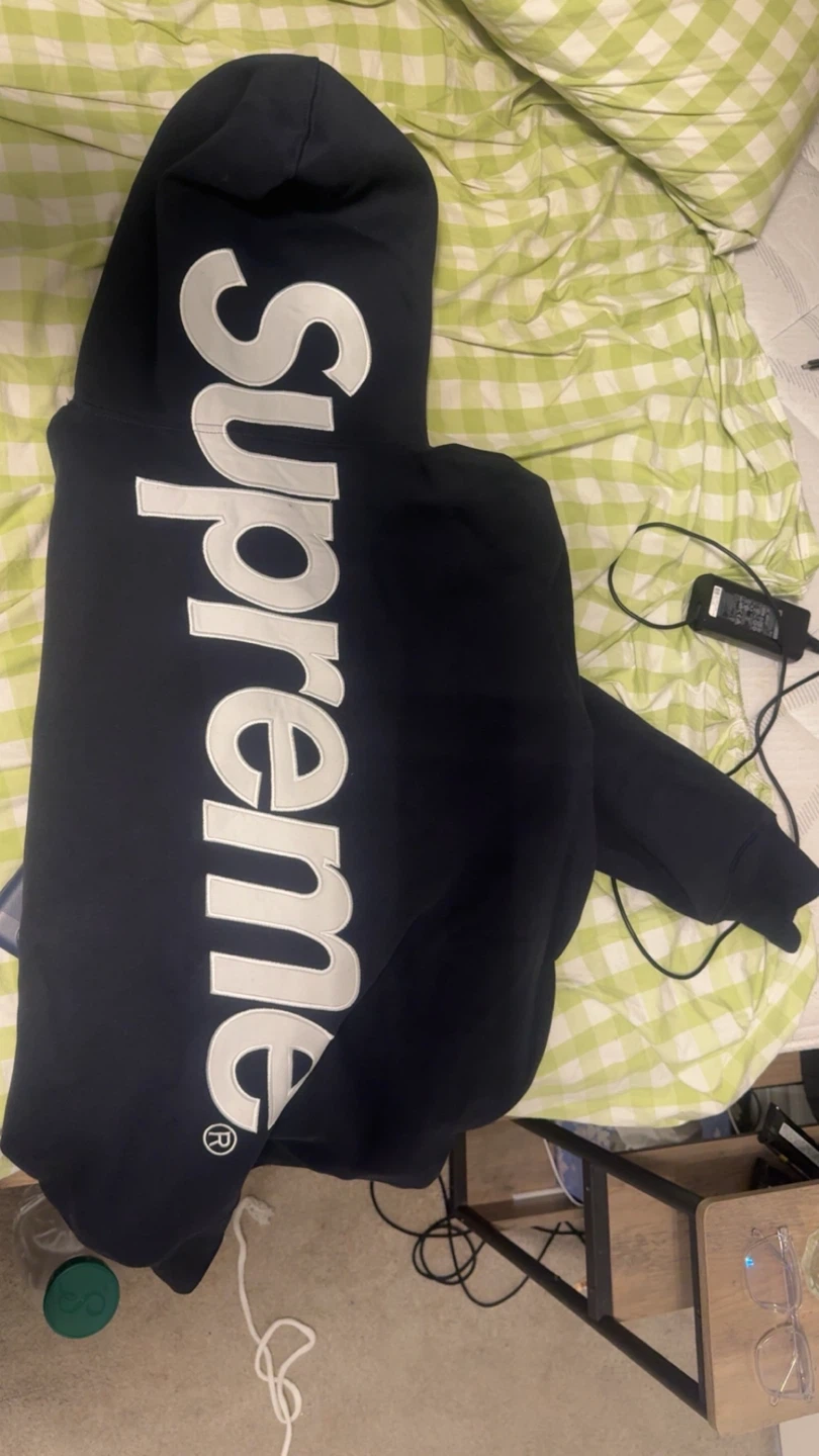 Supreme Navy Hoodie