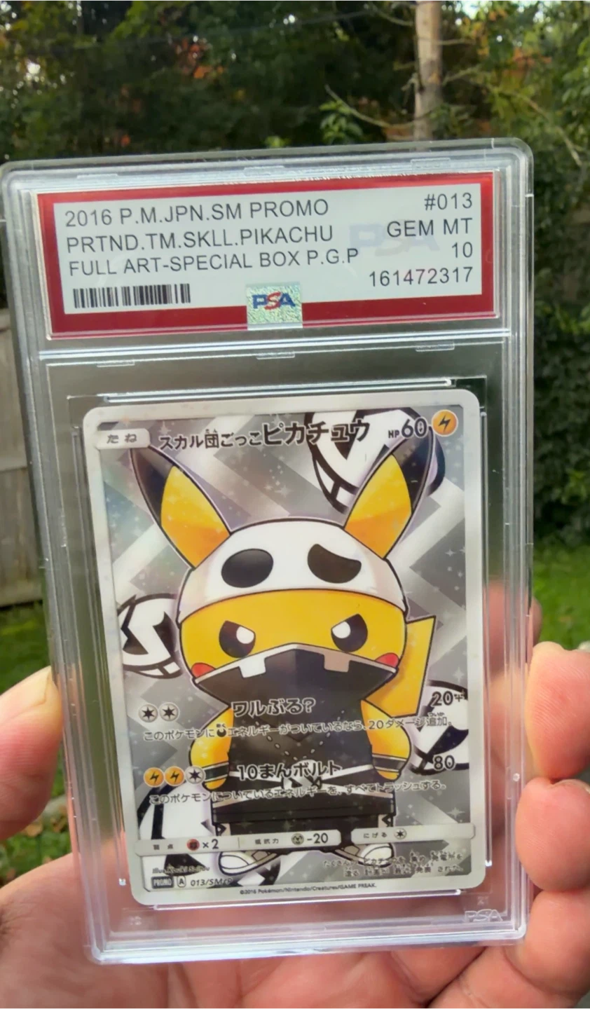 2016 Pikachu Team Skull PSA 10
