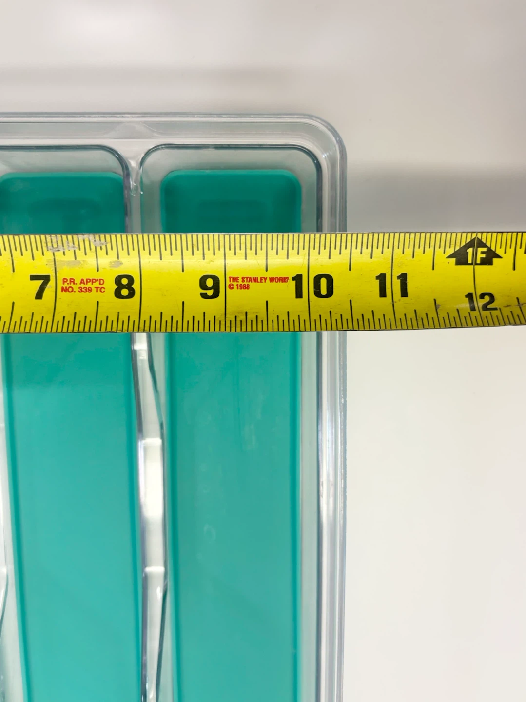 Clear and Teal Cutlery Organizer - photo 4