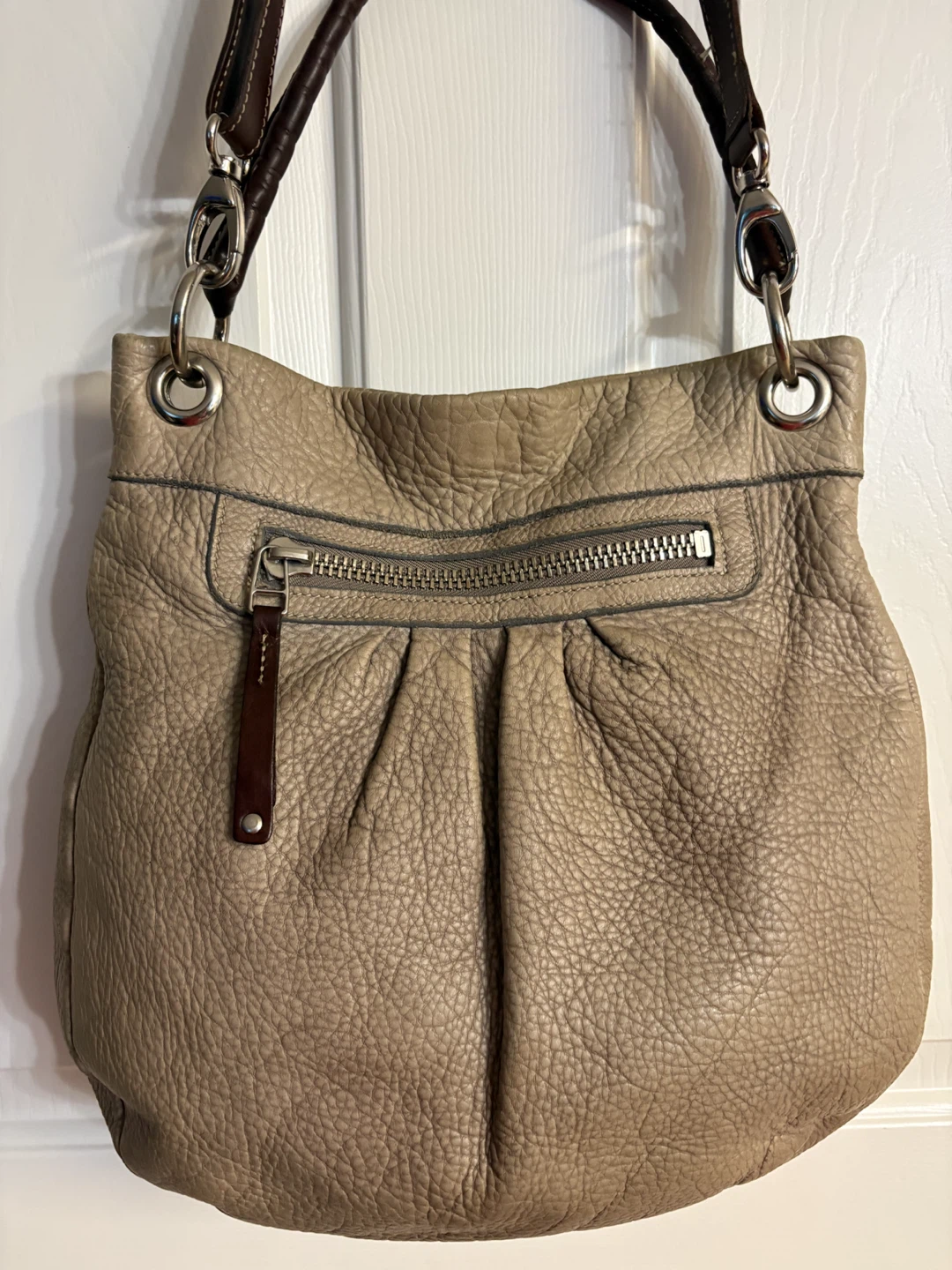 Roots “Olivia” Genuine Leather Hobo Bag - photo 2