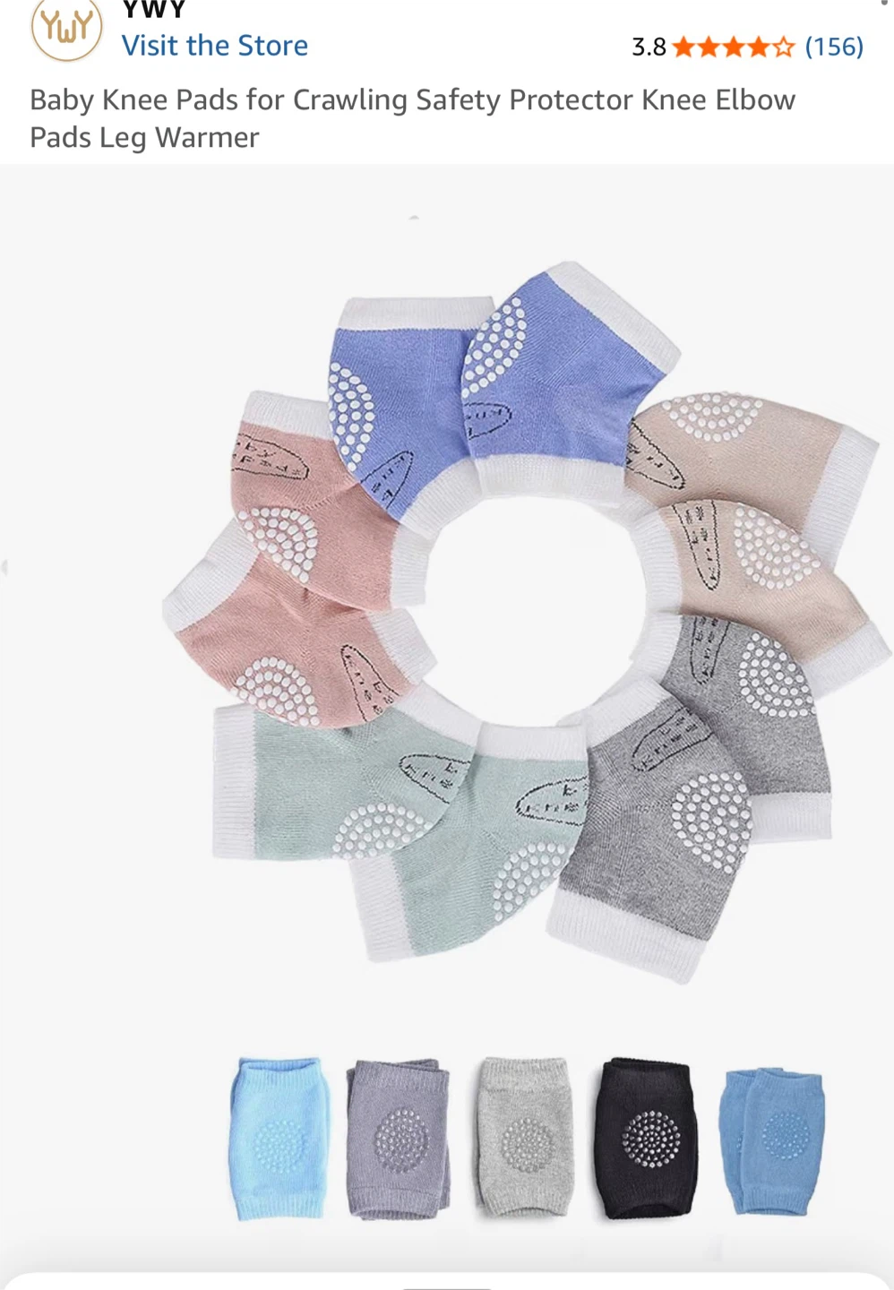 YWY Baby Crawling Knee Pads