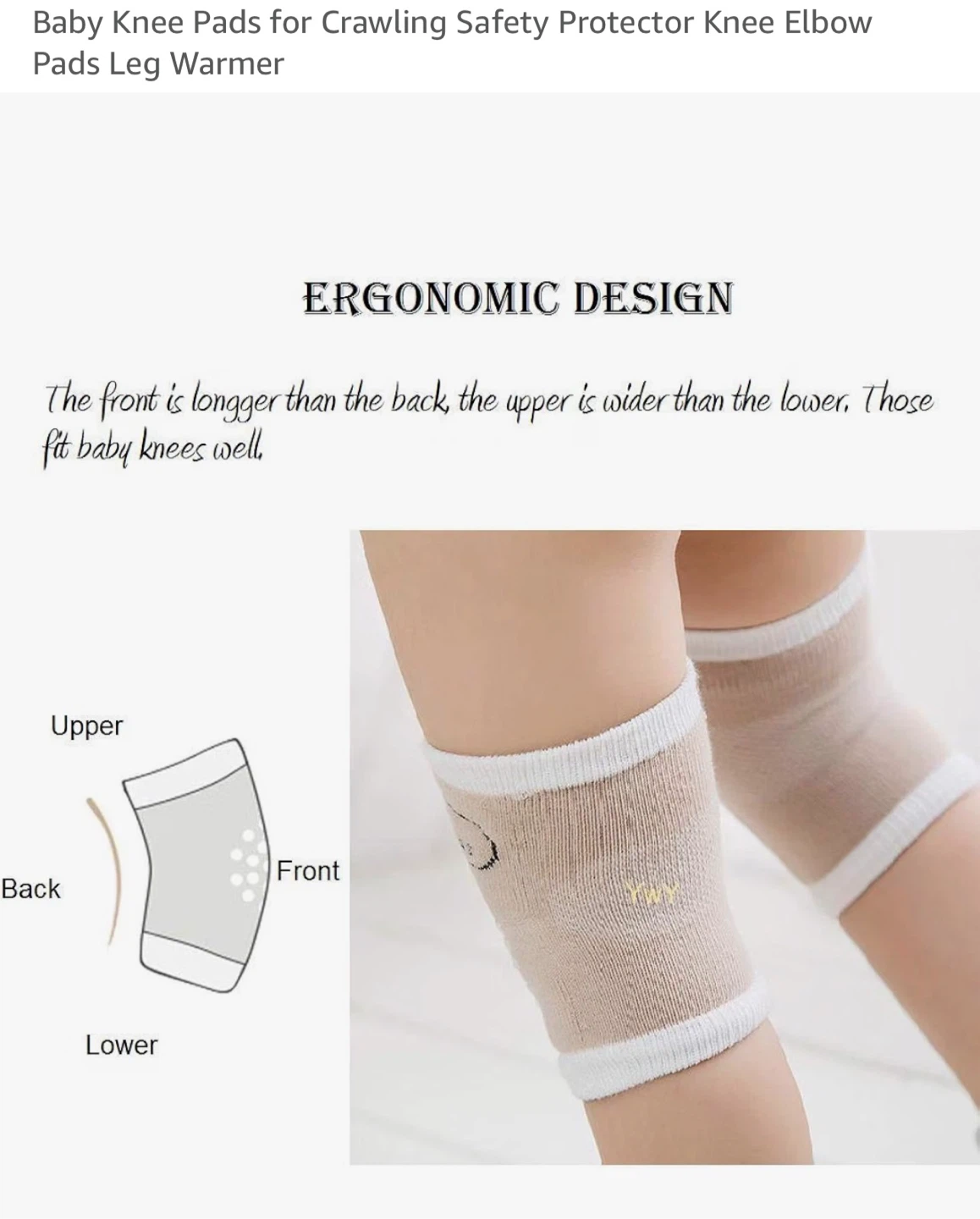 YWY Baby Crawling Knee Pads - photo 5