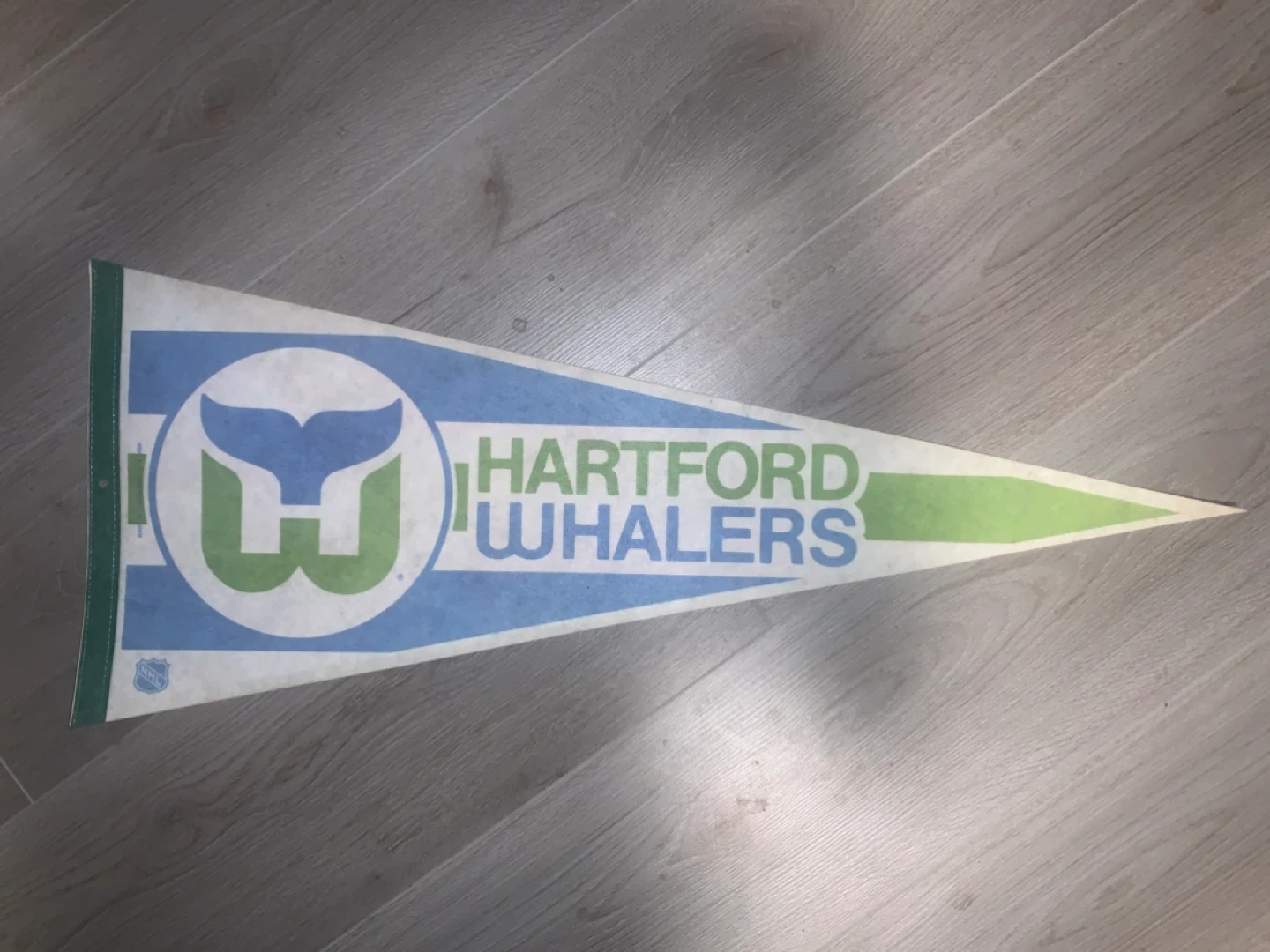 Vintage Hartford Whalers NHL Pennant