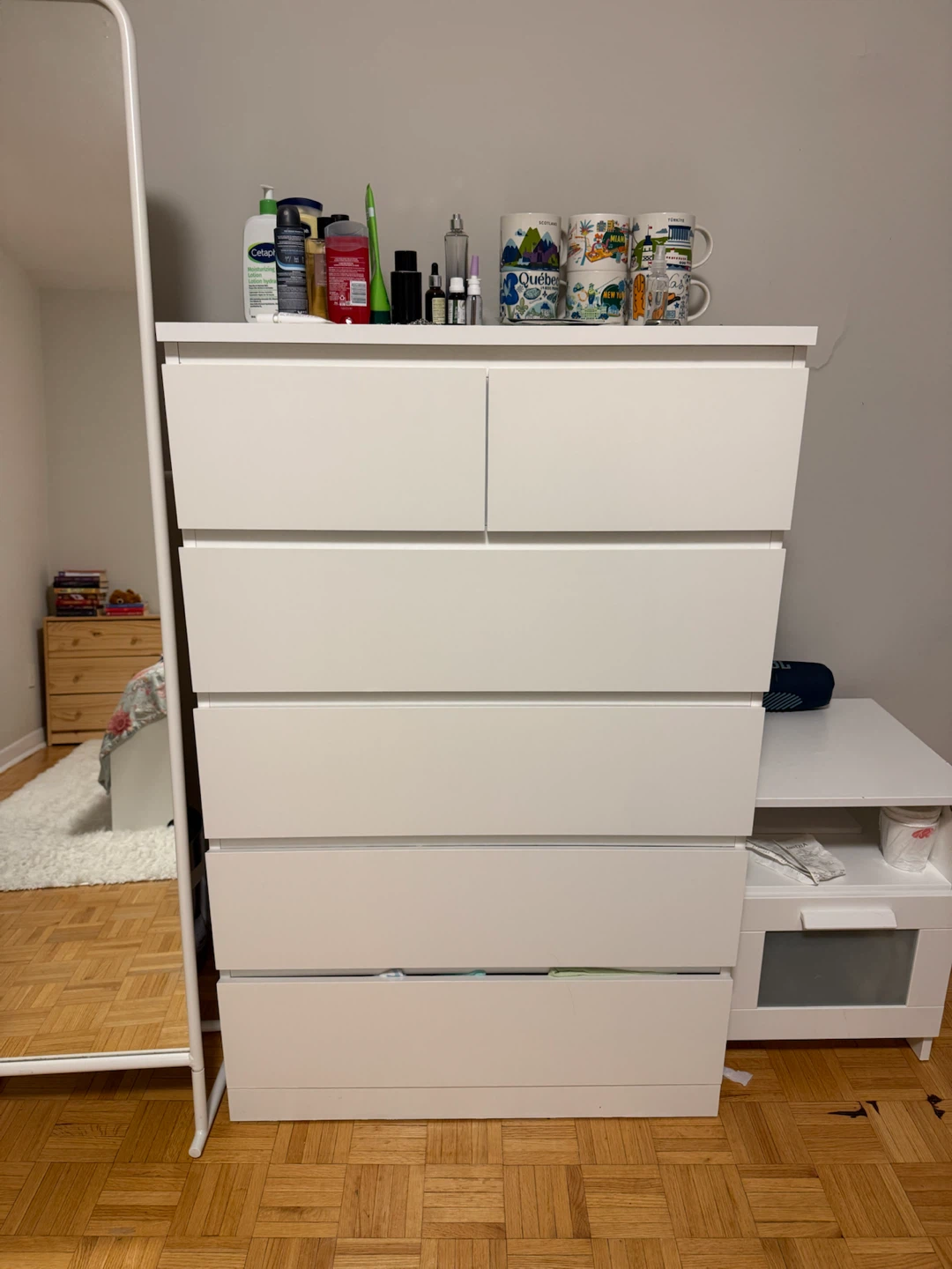 IKEA White 6-Drawer Chest / Dresser – Excellent Condition – $140 - photo 2