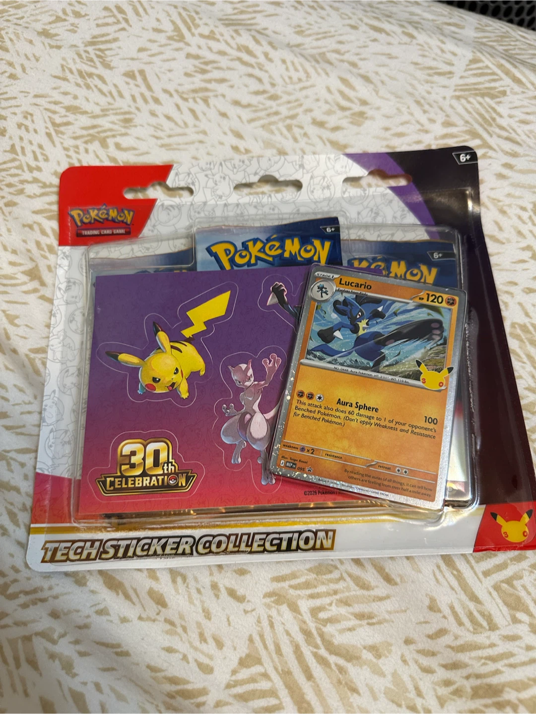 Pokemon 30th sticker collection - Lucario