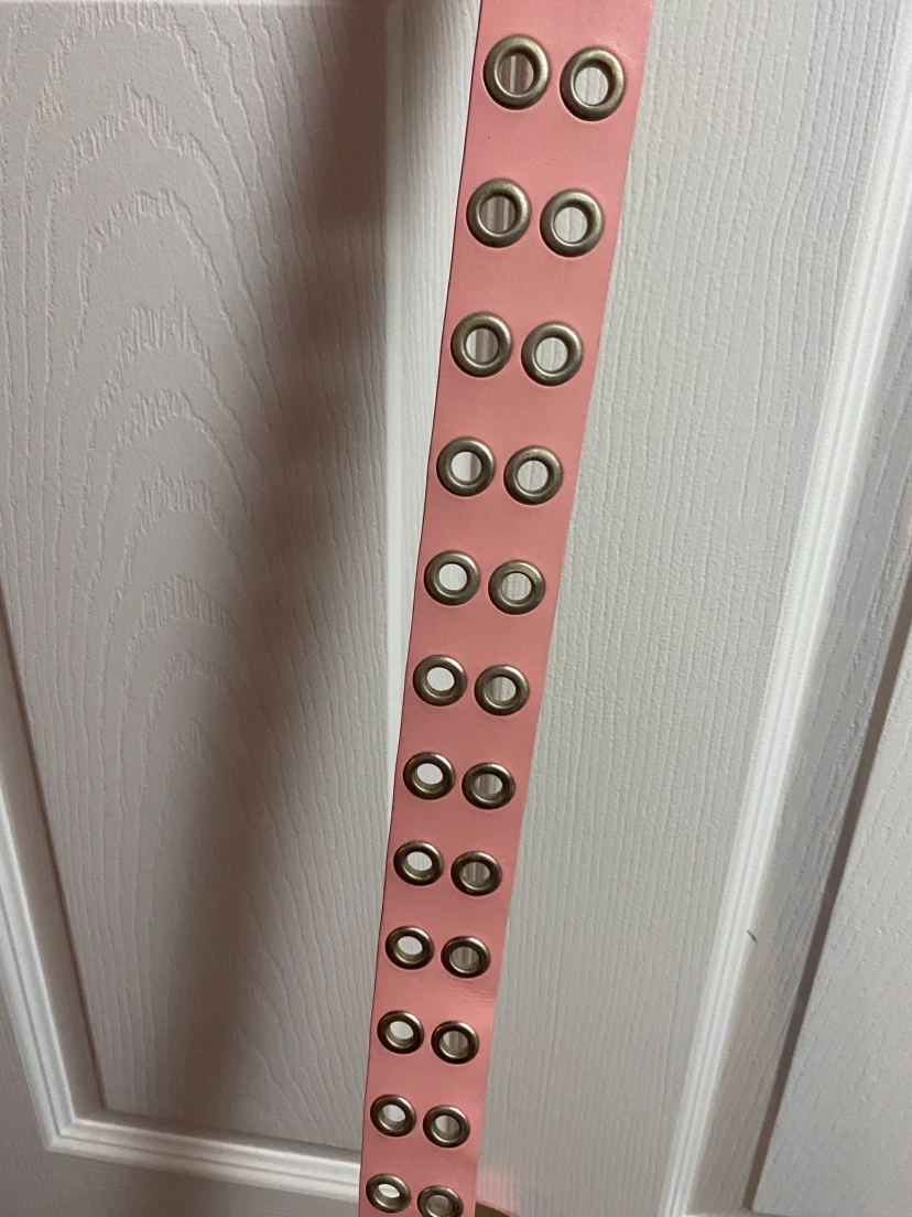 Pink Double Grommet Belt - photo 2