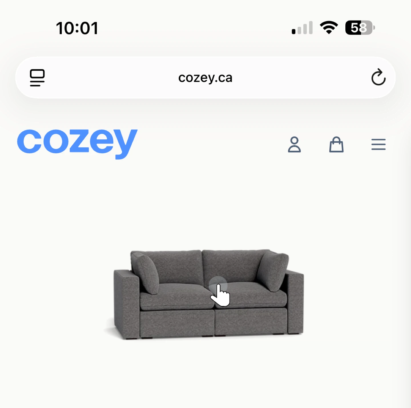 Cozey Sofa 2-seater ciello - photo 2
