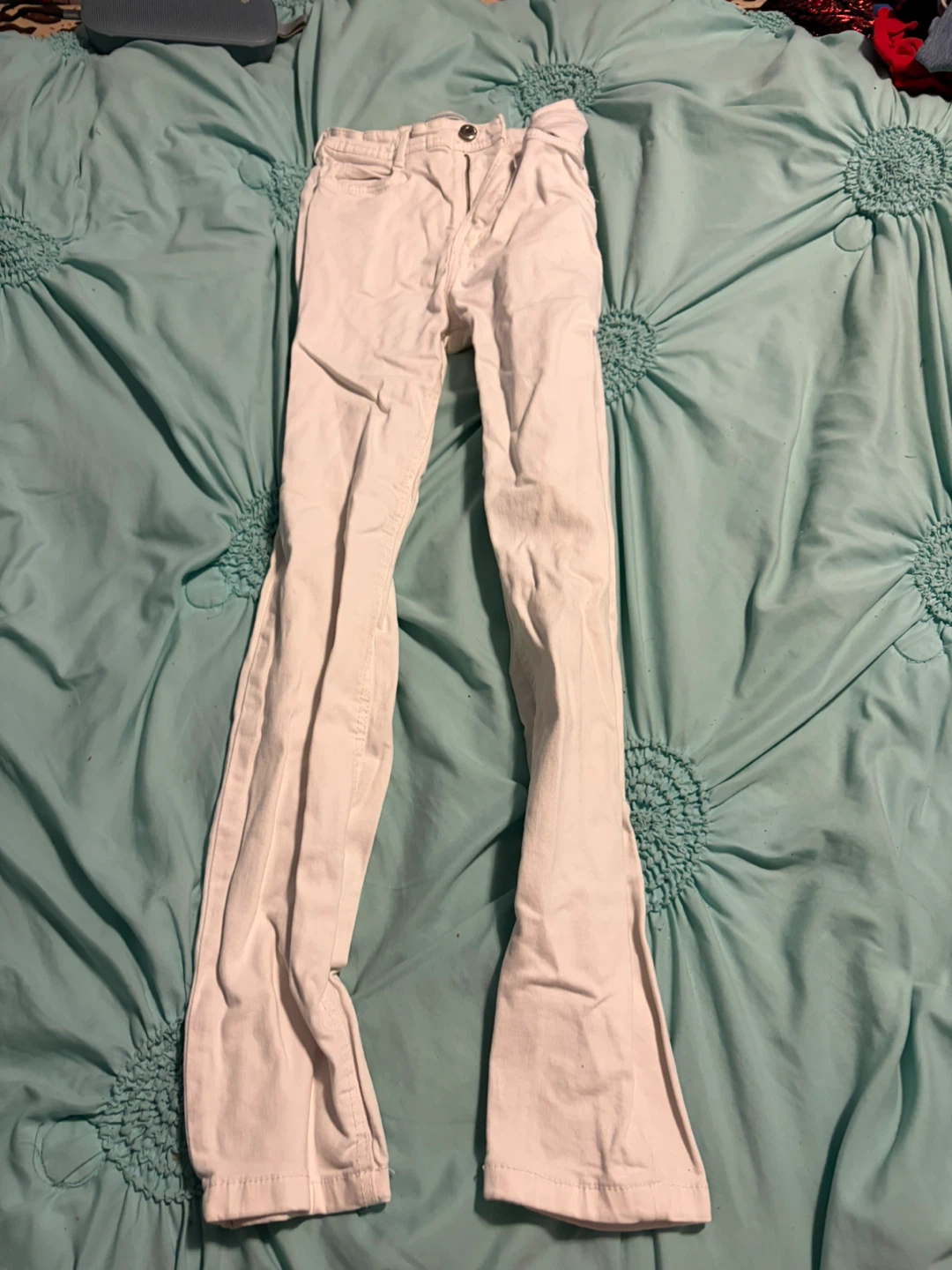 Zara Trafaluc White Denim Jeans