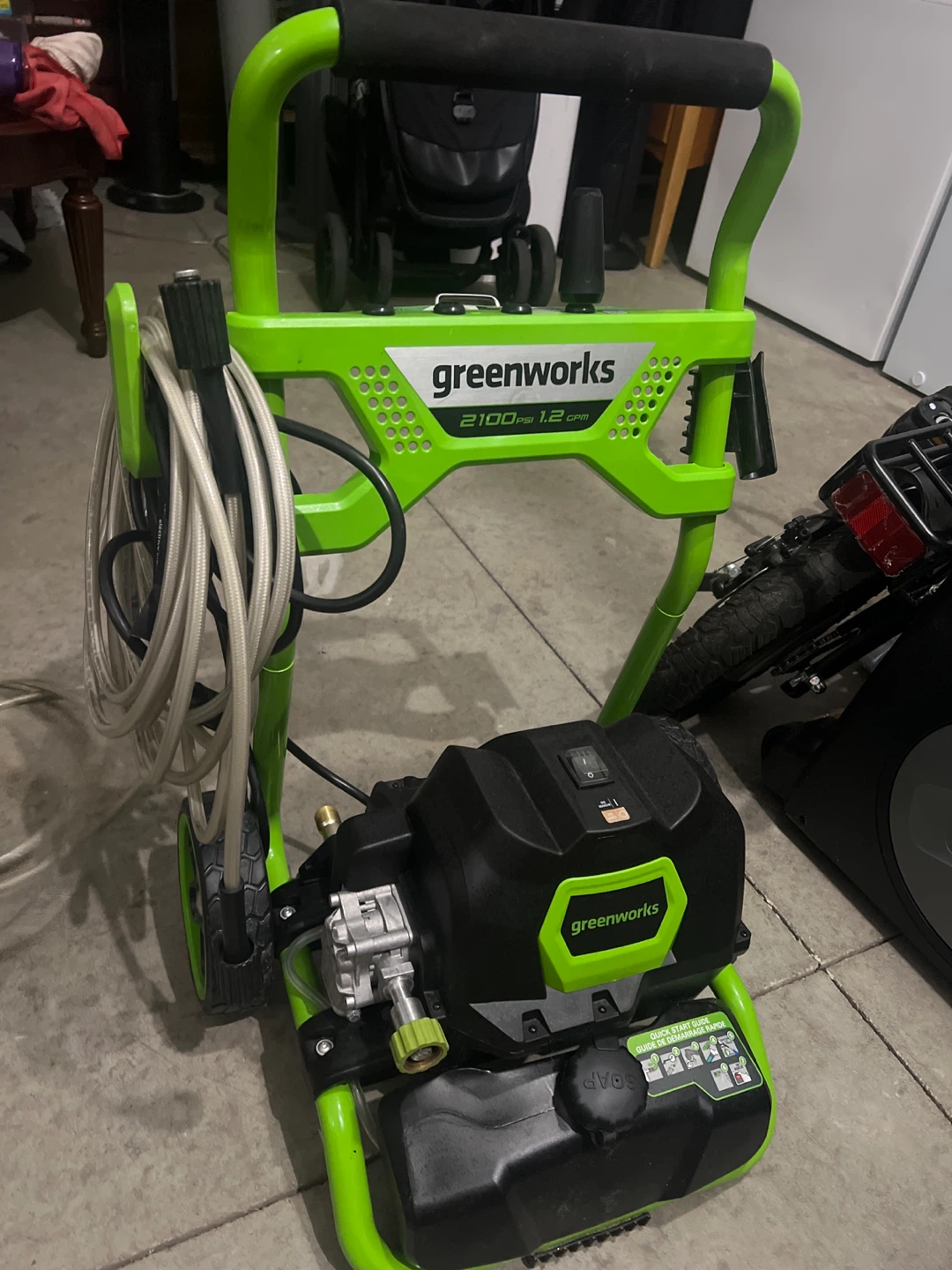 Greenworks 2100 PSI Electric Pressure Washer - photo 2
