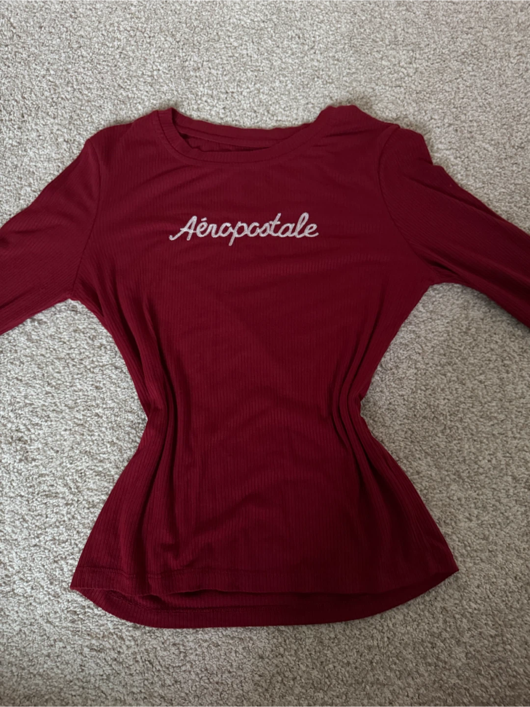 Aéropostale Long Sleeve Ribbed Top - photo 2