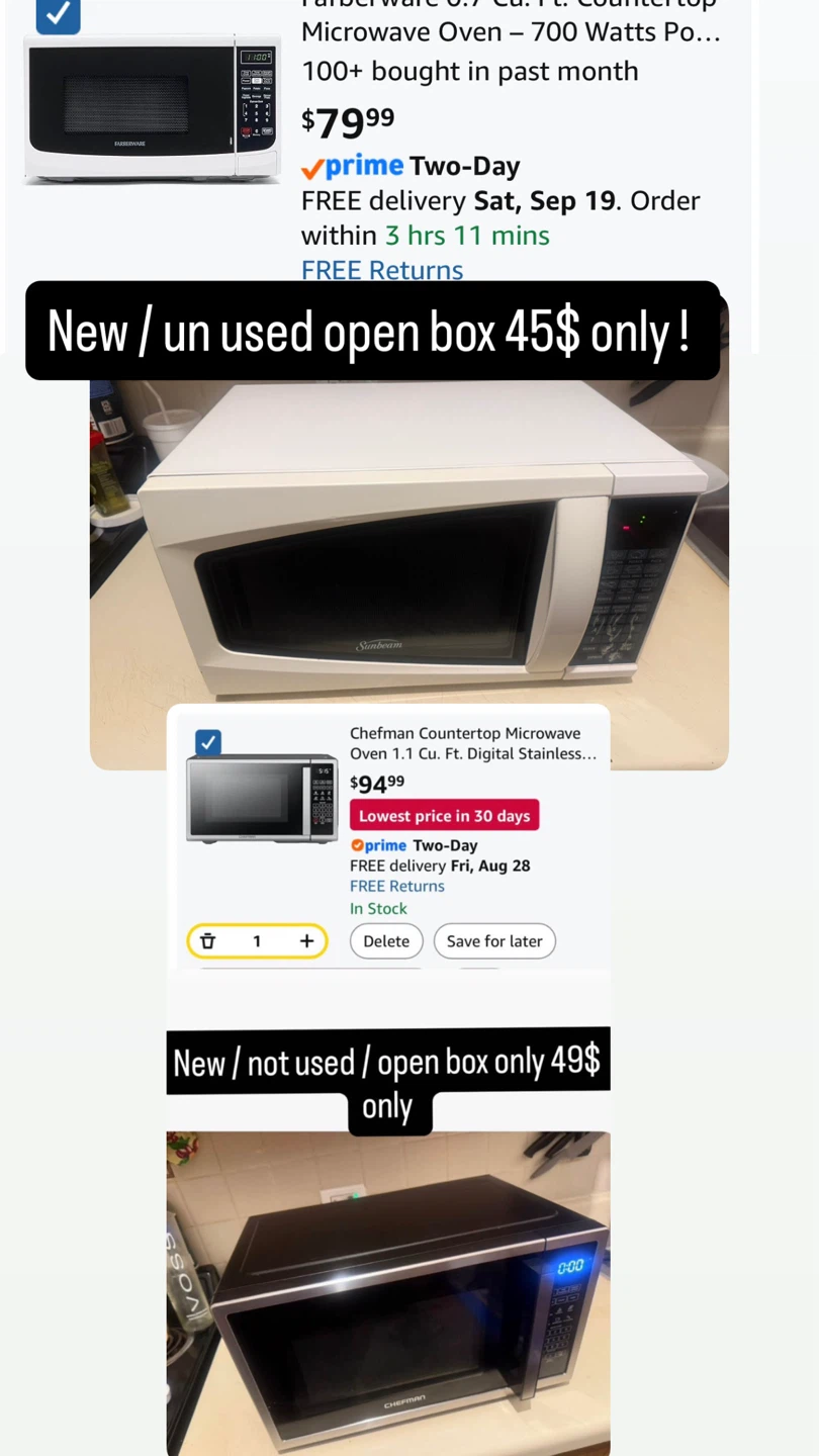 Sunbeam 0.7 Cu. Ft. Microwave Oven