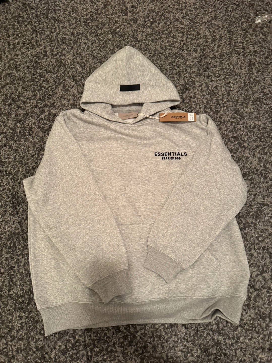 Grey Essentials Hoodie
