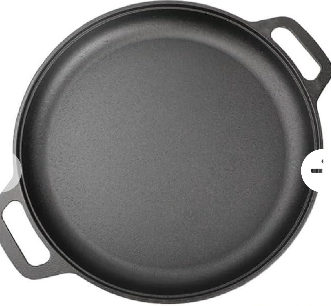 Cast Iron Double Handle Skillet-New