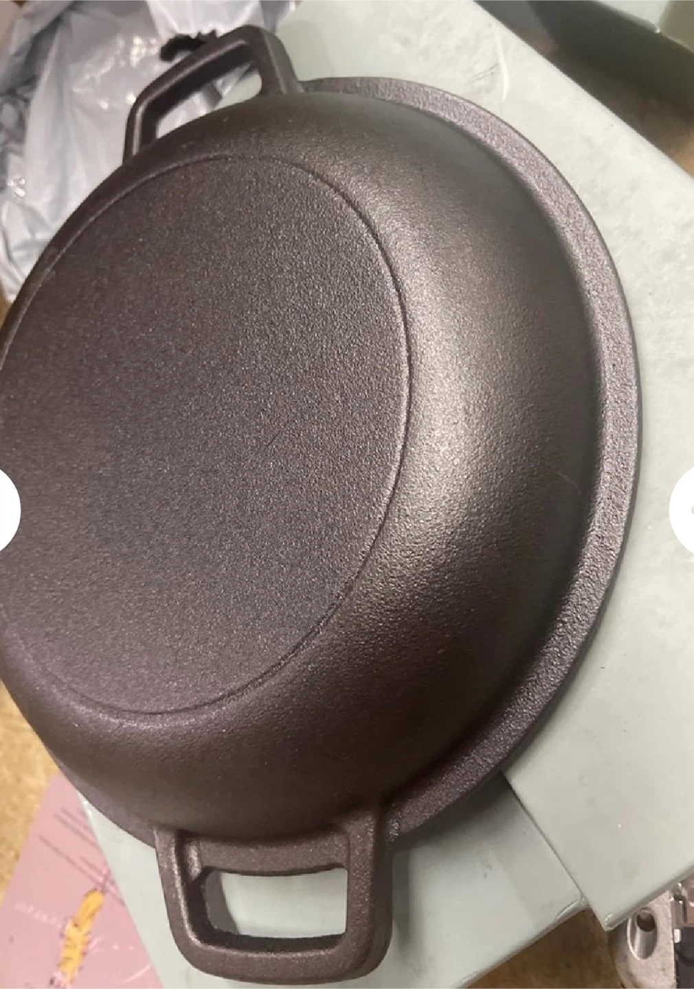 Cast Iron Double Handle Skillet-New - photo 4