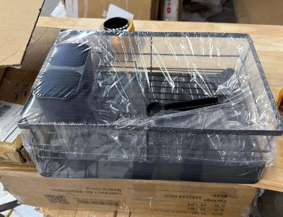 Black Kitchen Dish Drying Rack-New - photo 2