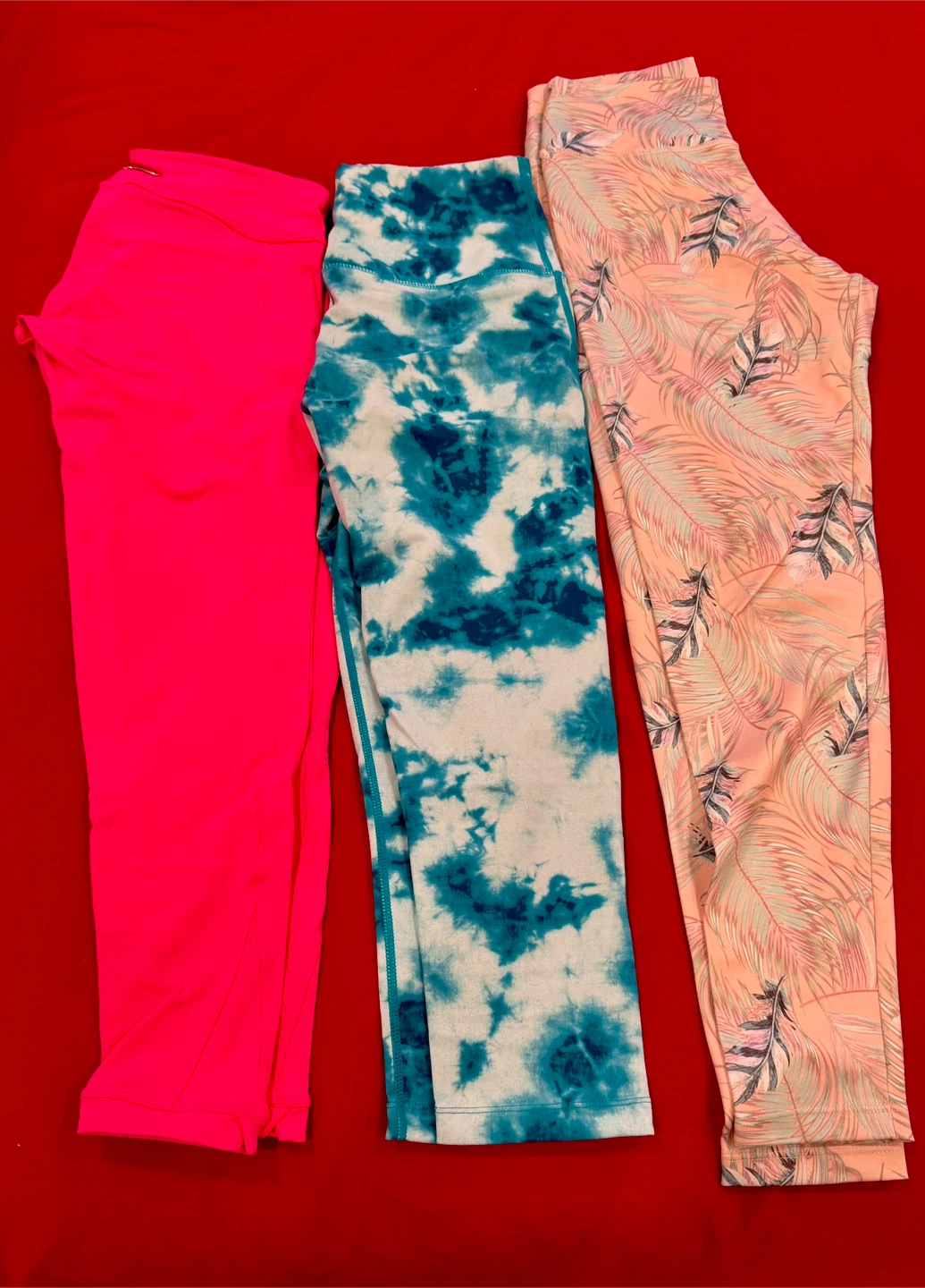 Three pairs of  leggings
