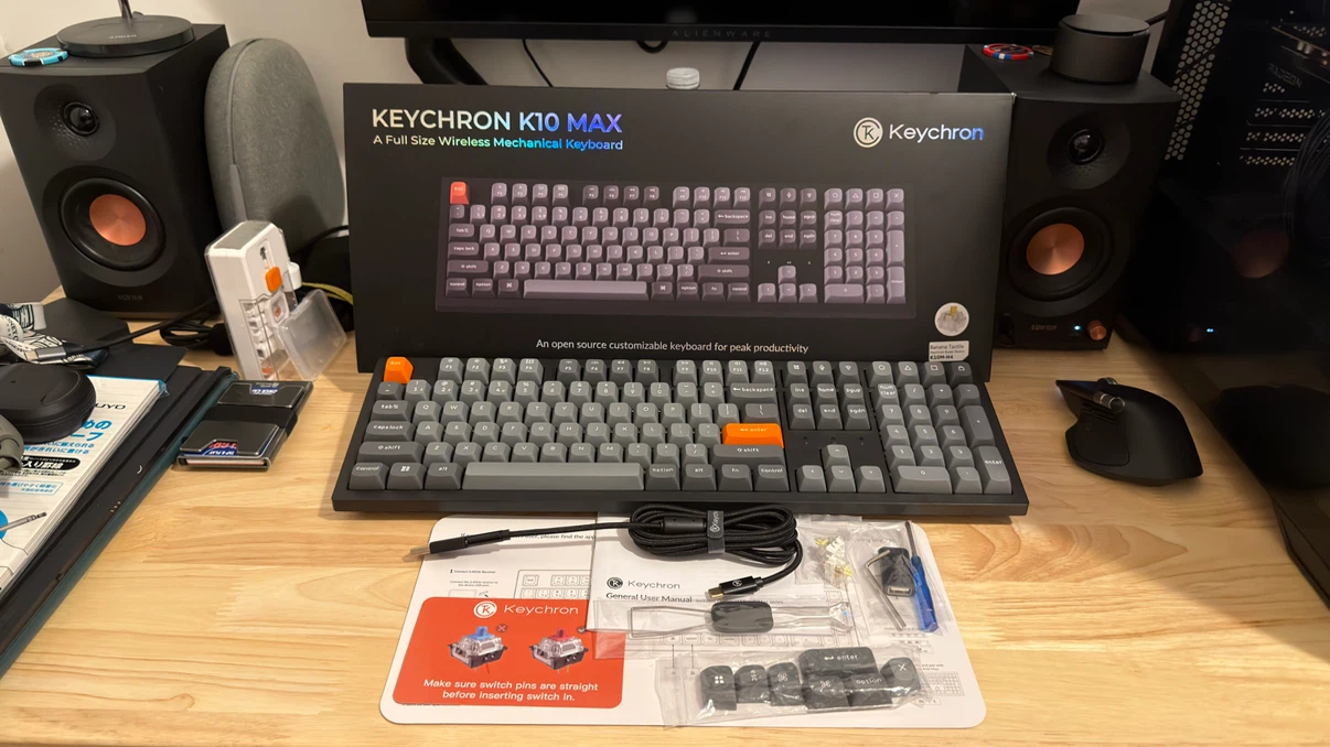 Keychron K10 Max Wireless Mechanical Keyboard Bundle
