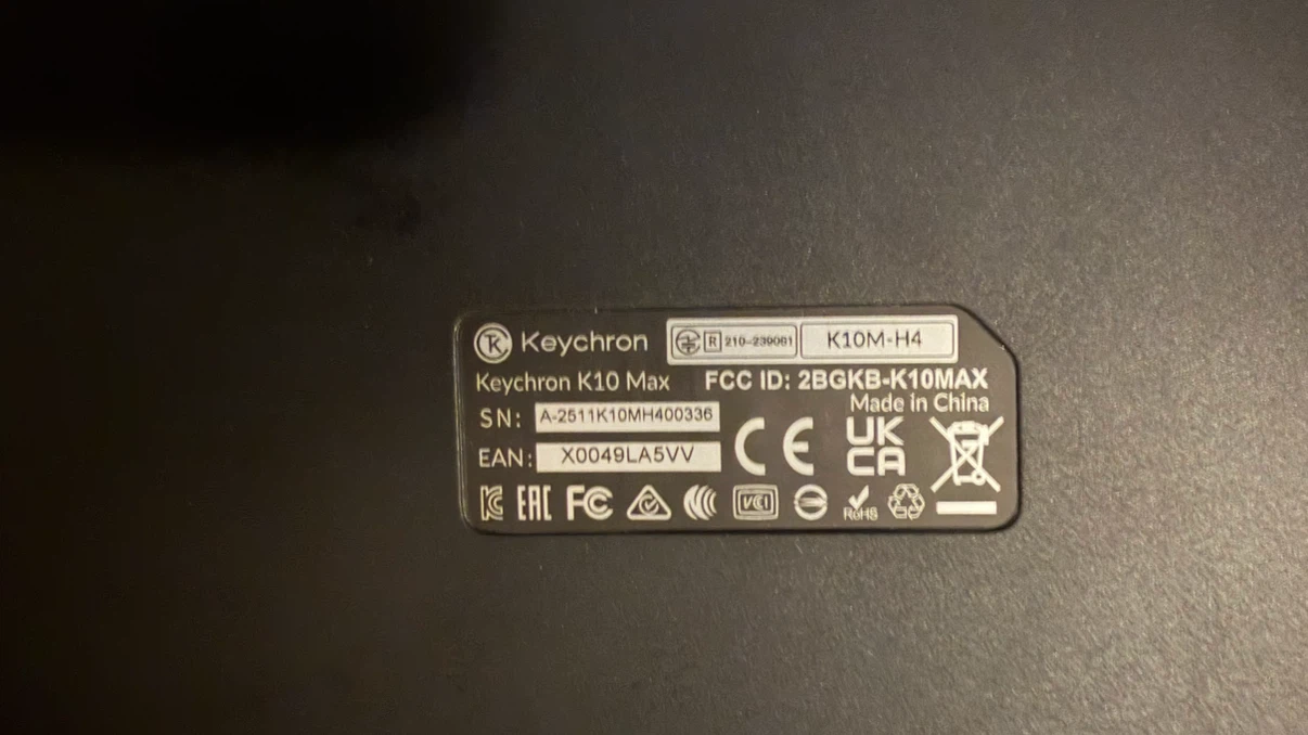 Keychron K10 Max Wireless Mechanical Keyboard Bundle - photo 5