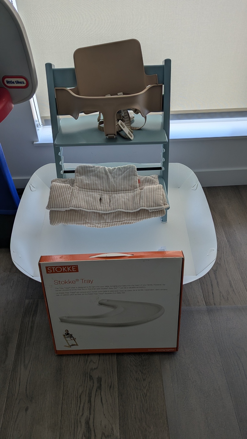 Stokke Tripp Trapp High Chair with Tray and Accessories - photo 2
