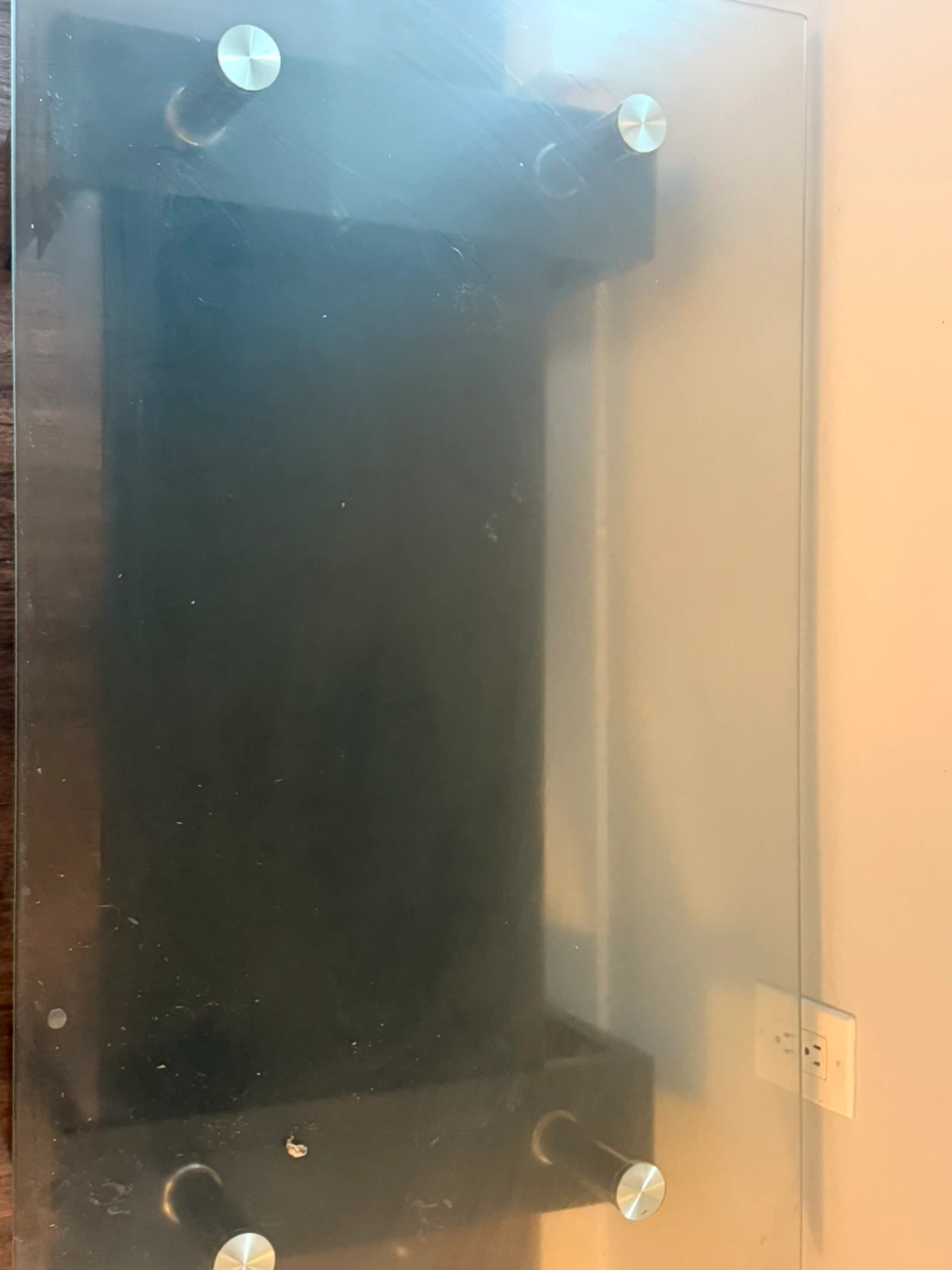 FREE Center Table with Glass Top: Pickup Only - photo 4