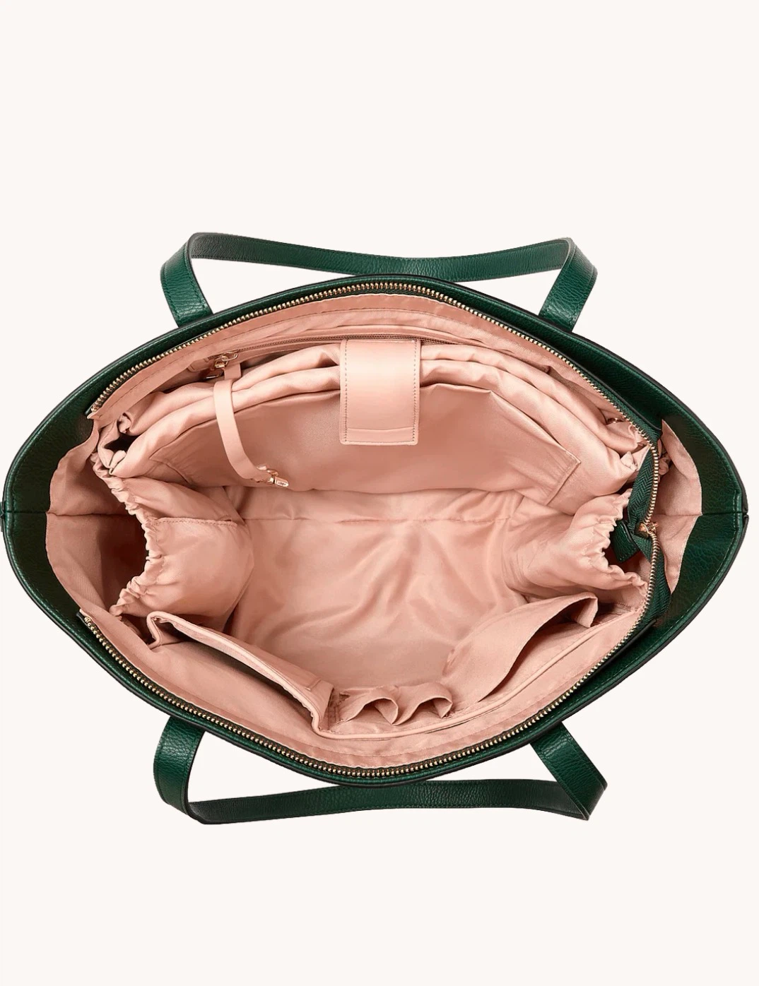Poppy & Peonies green tote bag - photo 4